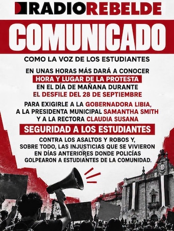 Marcha Agresión inseguridad violencia policiaca Guanajuato