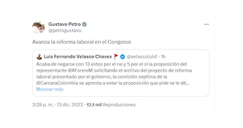 El presidente comentó que haya