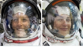 Las astronautas Jessica Meir y Sophie Adenot protagonizan una caminata espacial de 6 horas fuera de la EEI