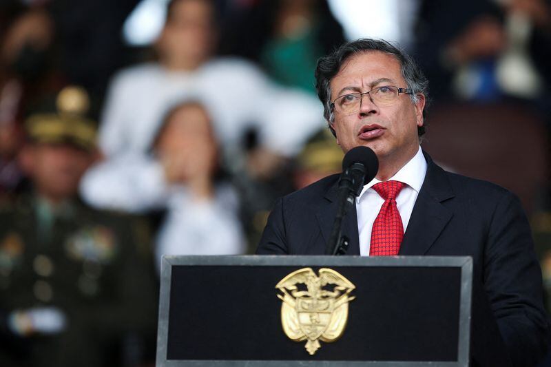 El comunicado afirma que, como consecuencia de sus declaraciones, Estados Unidos revocó la visa de Gustavo Petro - crédito Luisa González/REUTERS
