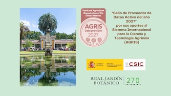 La FAO otorga al RJB-CSIC el sello de reconocimiento como proveedor activo de datos