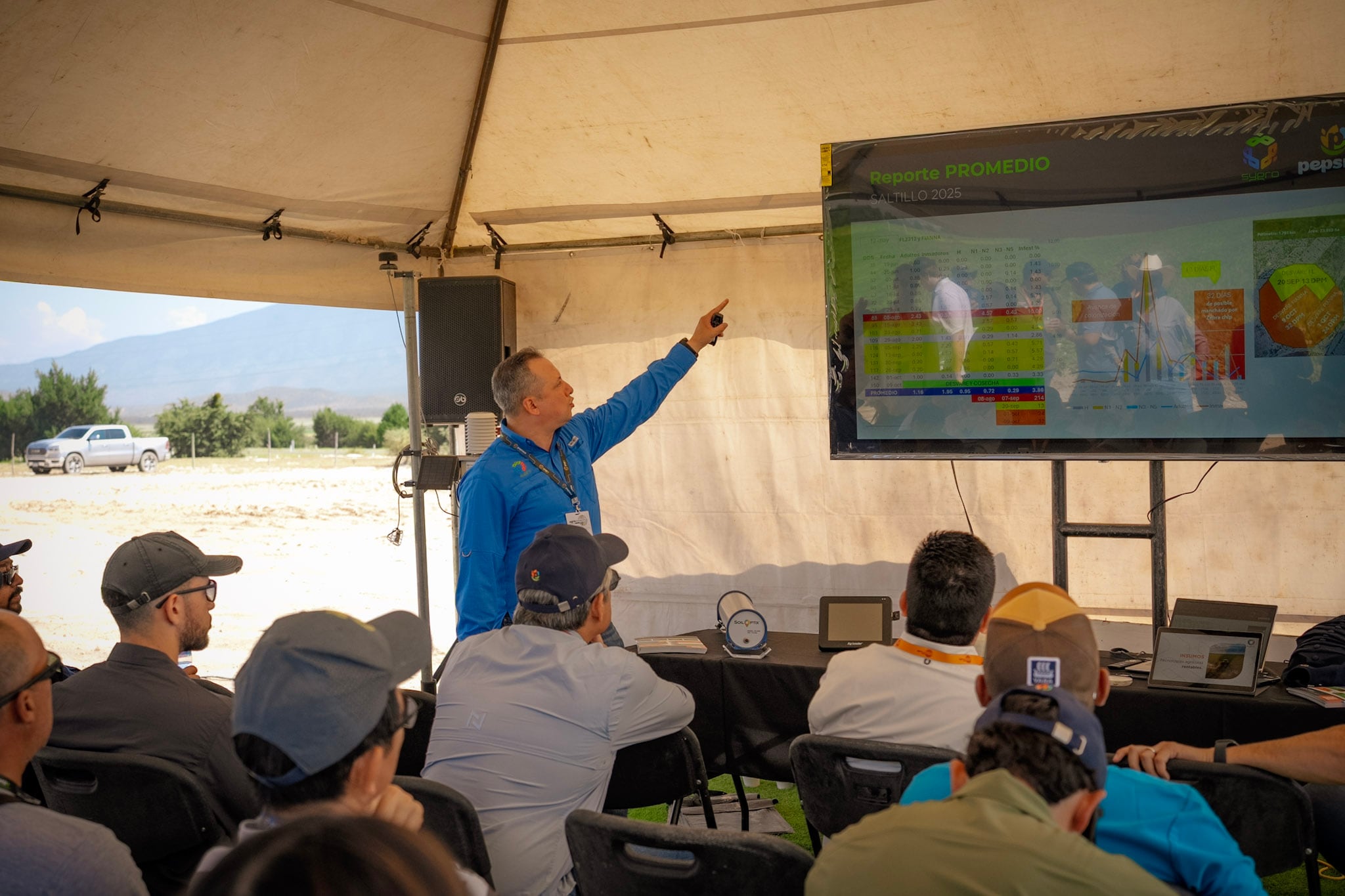 PepsiCo LATAM presentó soluciones tecnológicas para optimizar el manejo de cultivos y el uso eficiente de recursos. Productores latinoamericanos compartieron experiencias sobre agricultura regenerativa durante AgroUniversity LATAM 2026. Participantes del evento exploraron nuevas herramientas para impulsar la sostenibilidad agrícola en la región. La capacitación y la transferencia de conocimiento fortalecen la resiliencia de comunidades rurales latinoamericanas. (Cortesía PepsiCo)