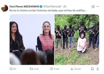 Ceci Flores comparó a Salma