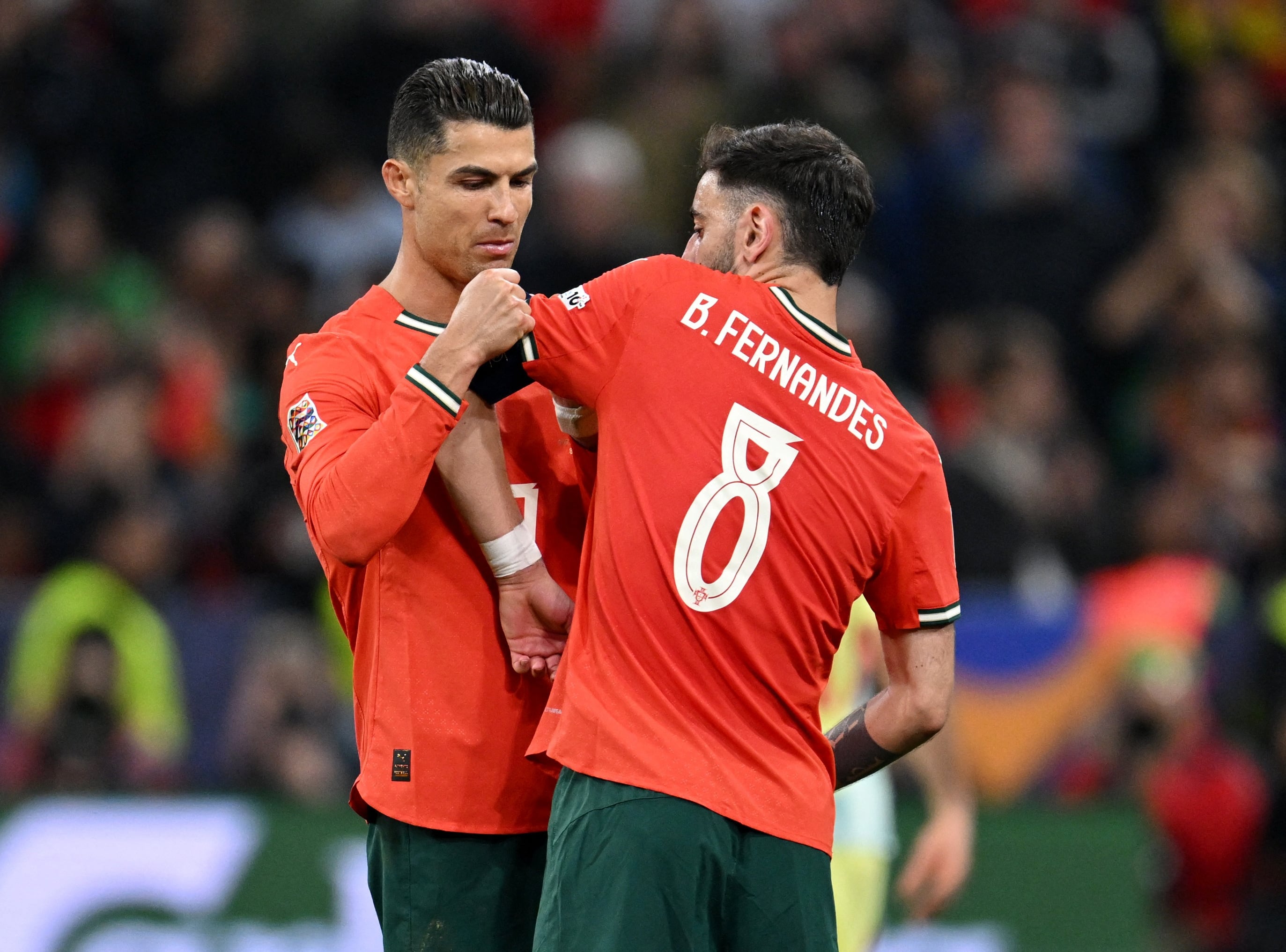 Bruno Fernandes considera que la inestabilidad por los constantes cambios de entrenador afectó a la cultura interna del Manchester United (REUTERS/Angelika Warmuth)