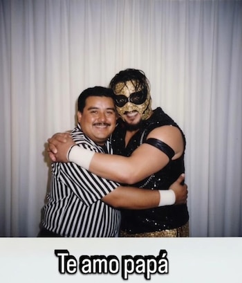 El luchador se mostró conmovido