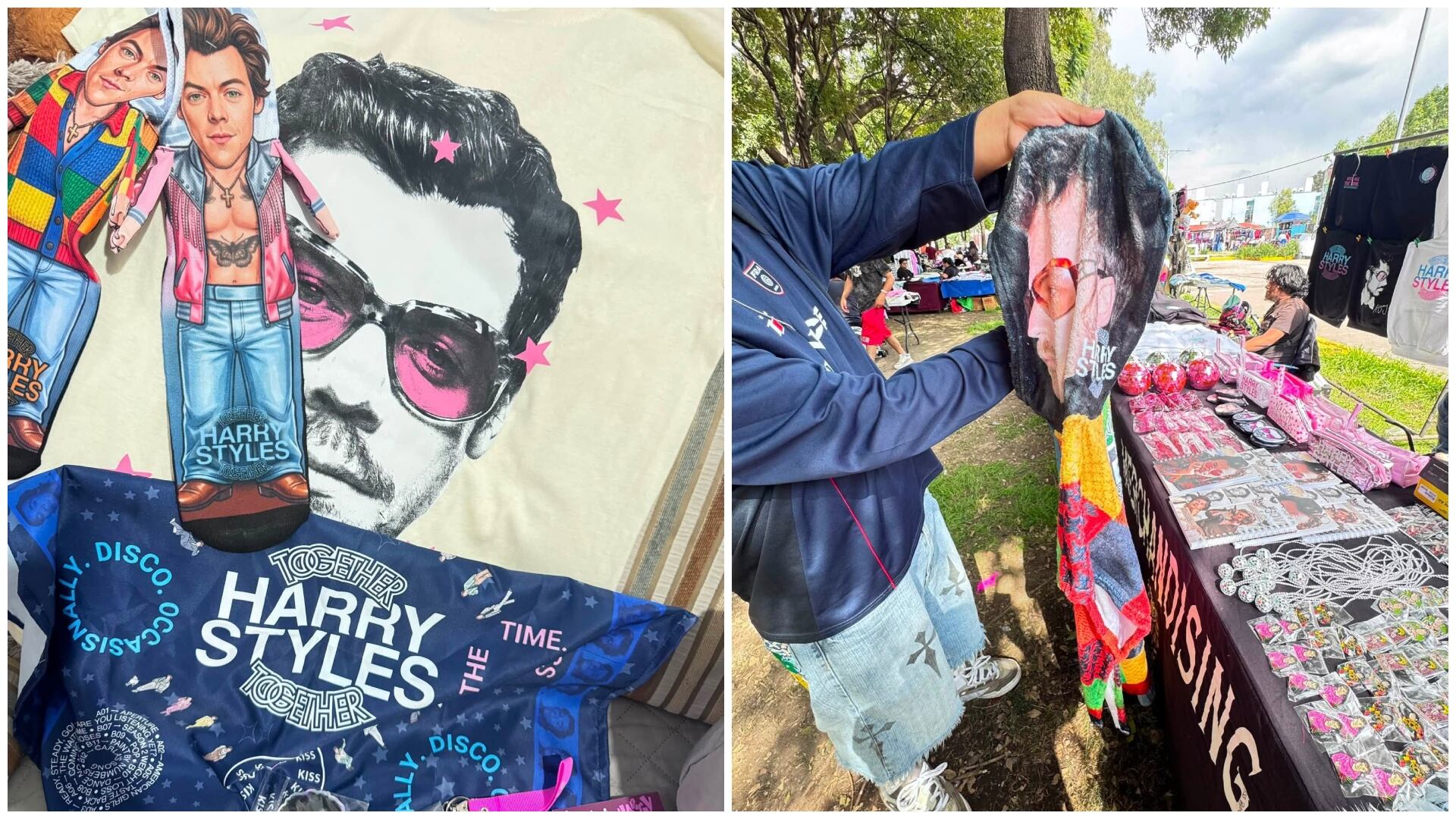Hay un bazar de Harry styles en cdmx (Facebook Ale Roortz)