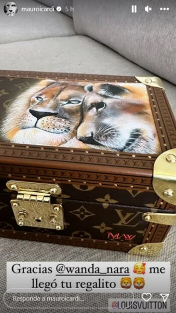 Mauro Icardi agradeció el regalo