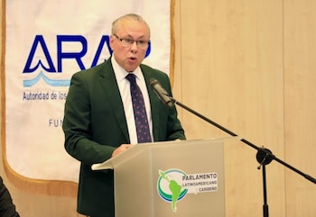 Eduardo Carrasquilla, director de la ARAP, entidad que recibió fondos para el control, inspección y vigilancia de la pesca ilegal.