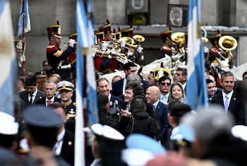 El Presidente Milei participa del Tedeum en la Catedral de Buenos Aires por el 9 de Julio