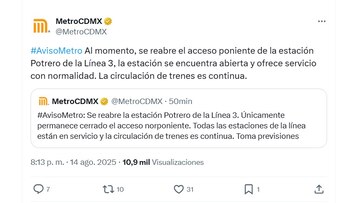 (X/ @MetroCDMX)