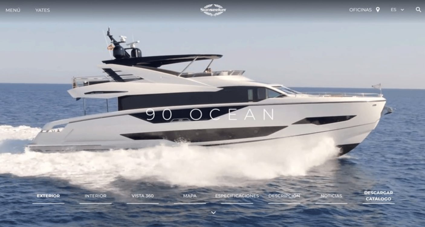 Según una nota del diario Clarín, este sería el yate en el que estuvo Tapia en Mónaco