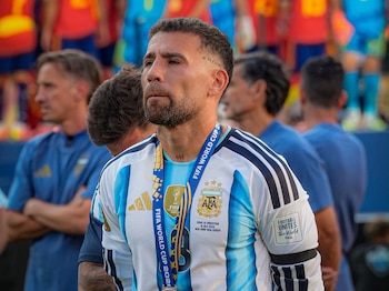 Otamendi disputó un total de 138 partidos con la casaca Albiceleste: ganó el Mundial 2022, dos Copas Américas y la Finalissima (@nicolasotamendi30)