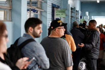 Una extensa fila en Porto