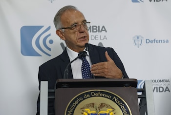 El ministro de Defensa de Colombia, Iván Velásquez, en una foto de archivo. EFE/Mauricio Dueñas Castañeda