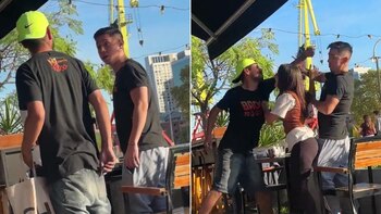 Una dura confrontación entre un