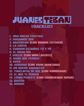 Las 16 canciones que componen