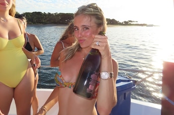 Morena Beltrán mostró su alegría