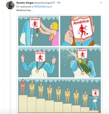 Memes del partido entre Millonarios y América (Liga BetPlay 2022-1, fecha 14). Captura de pantalla