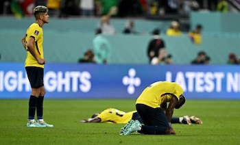 La selección de Ecuador cayó