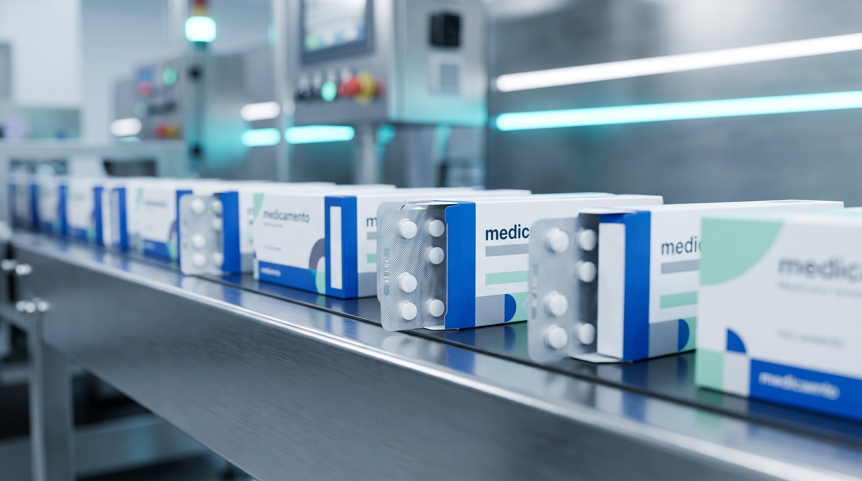 Cajas de medicamentos en una fábrica farmacéutica (Imagen Ilustrativa Infobae)