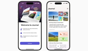 Diario, una nueva herramienta para escribir y reflexionar sobre momentos de la vida y conservar recuerdos. (Apple)