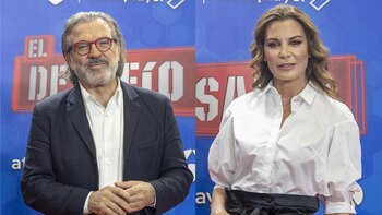 Pepe Navarro y Mar Flores