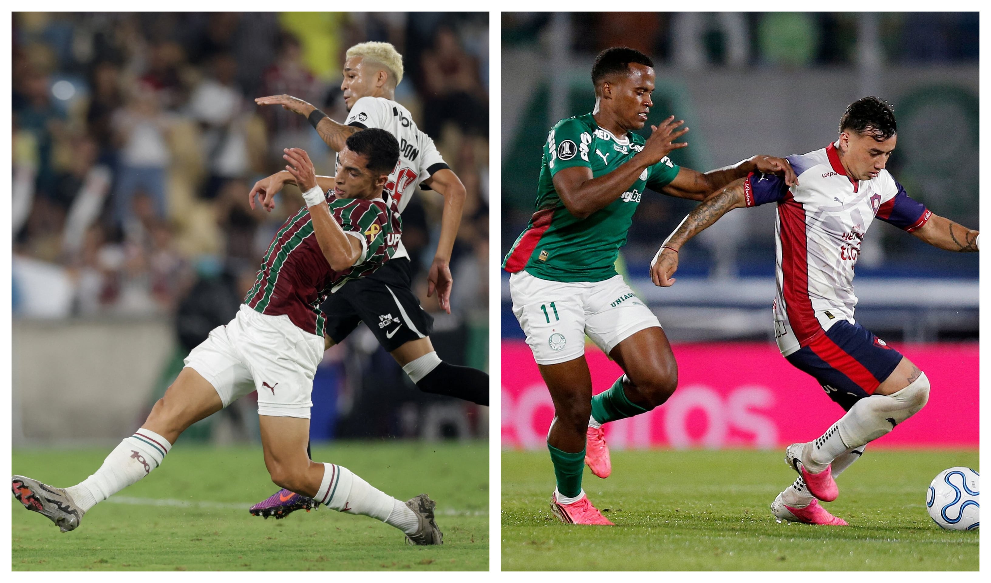 Por la otra llave, el duelo contará con la presencia de Jorge Carrascal en Flamengo y de Miguel Monsalve Junto a Edwuin Cetré en Estudiantes de La Plata-crédito Ricardo Moraes-César Olmedo/REUTERS