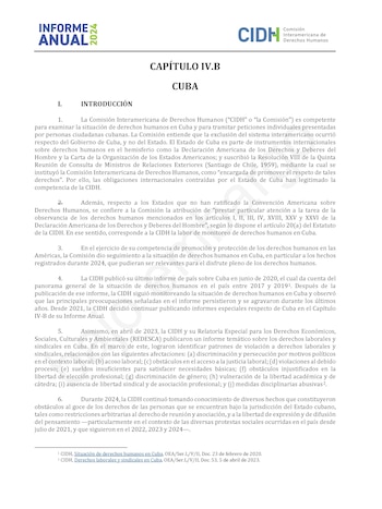 Facsímil del informe de la