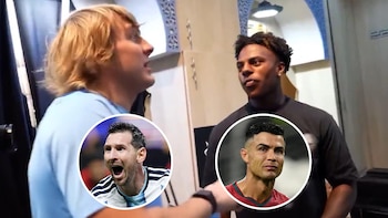La discusión entre una estrella de UFC y speed, el influencer fanático de Ronaldo: la frase sobre Messi que lo dejó sin palabras