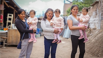Trillizas superaron la anemia y