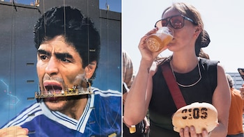 Choripaneada aérea por Maradona: “Perfumamos