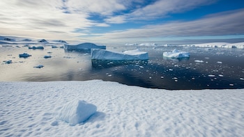 Un abanico oculto bajo el hielo: la Antártida reveló un secreto a 3 mil metros de profundidad