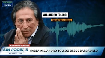 Alejandro Toledo cuestiona al equipo Lava Jato y respalda declaraciones de Ollanta Humala. Captura: Sin rodeos.