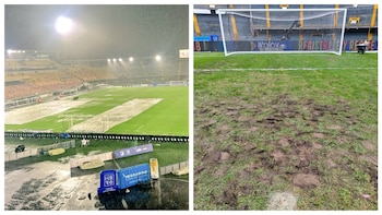 Así se encontraba la grama