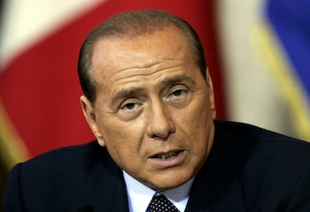 Berlusconi fue hospitalizado en abril