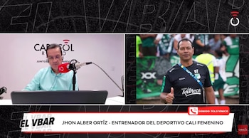 Jhon Albert Ortiz en diálogo con Caracol Radio en el programa de El VBar - crédito Caracol Radio/YouTube