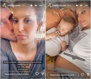 Las historias que subió Noelia