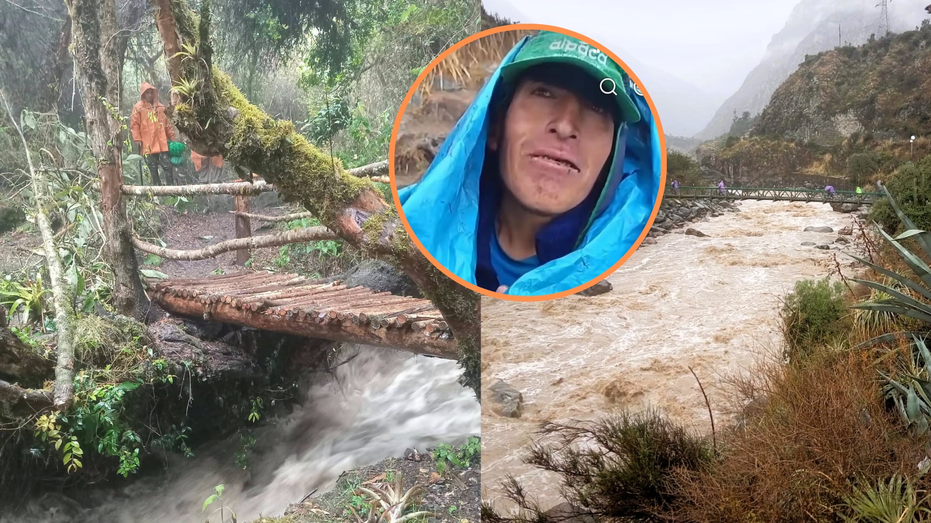 Un porteador y un arriero murieron en diferentes rutas turísticas de Cusco. Composición: Infobae