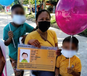 DNI amarillo para menores de