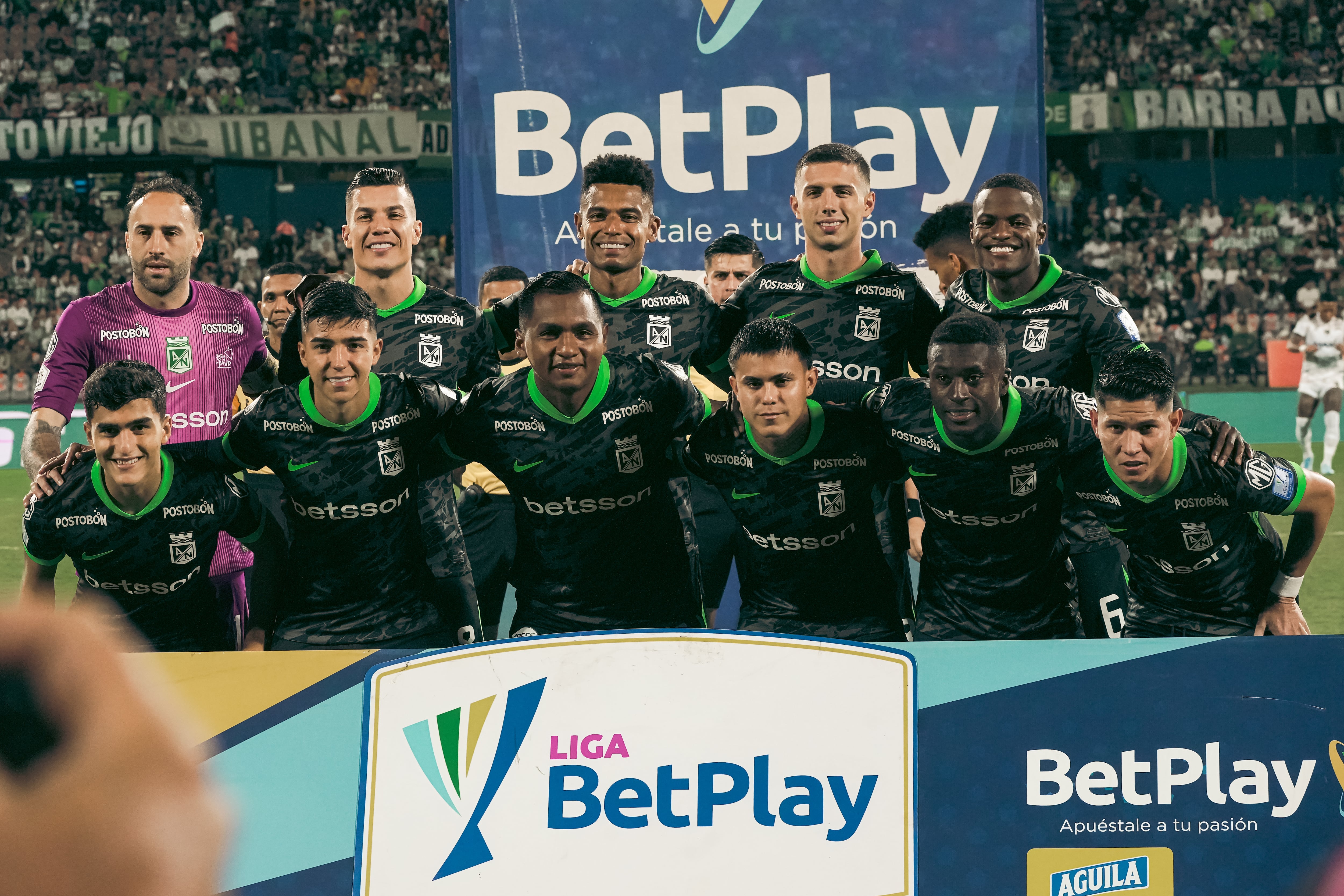 El verdolaga es el actual líder del fútbol colombiano, y recibe a un cuadro que lucha por no descender-crédiito Jefatura de Prensa de Atlético Nacional