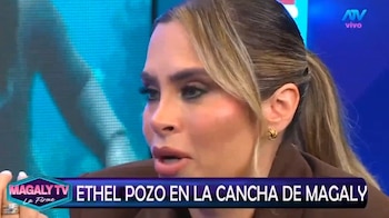 Magaly Medina y Ethel Pozo protagonizan uno de los momentos más emotivos de la televisión: “Sí tengo límites”. Captura: Magaly TV La Firme.