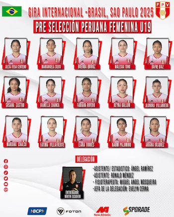 Lista de convocadas de Perú