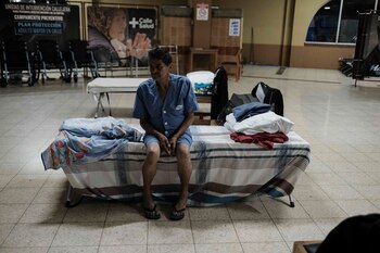 Un hombre rescatado de las