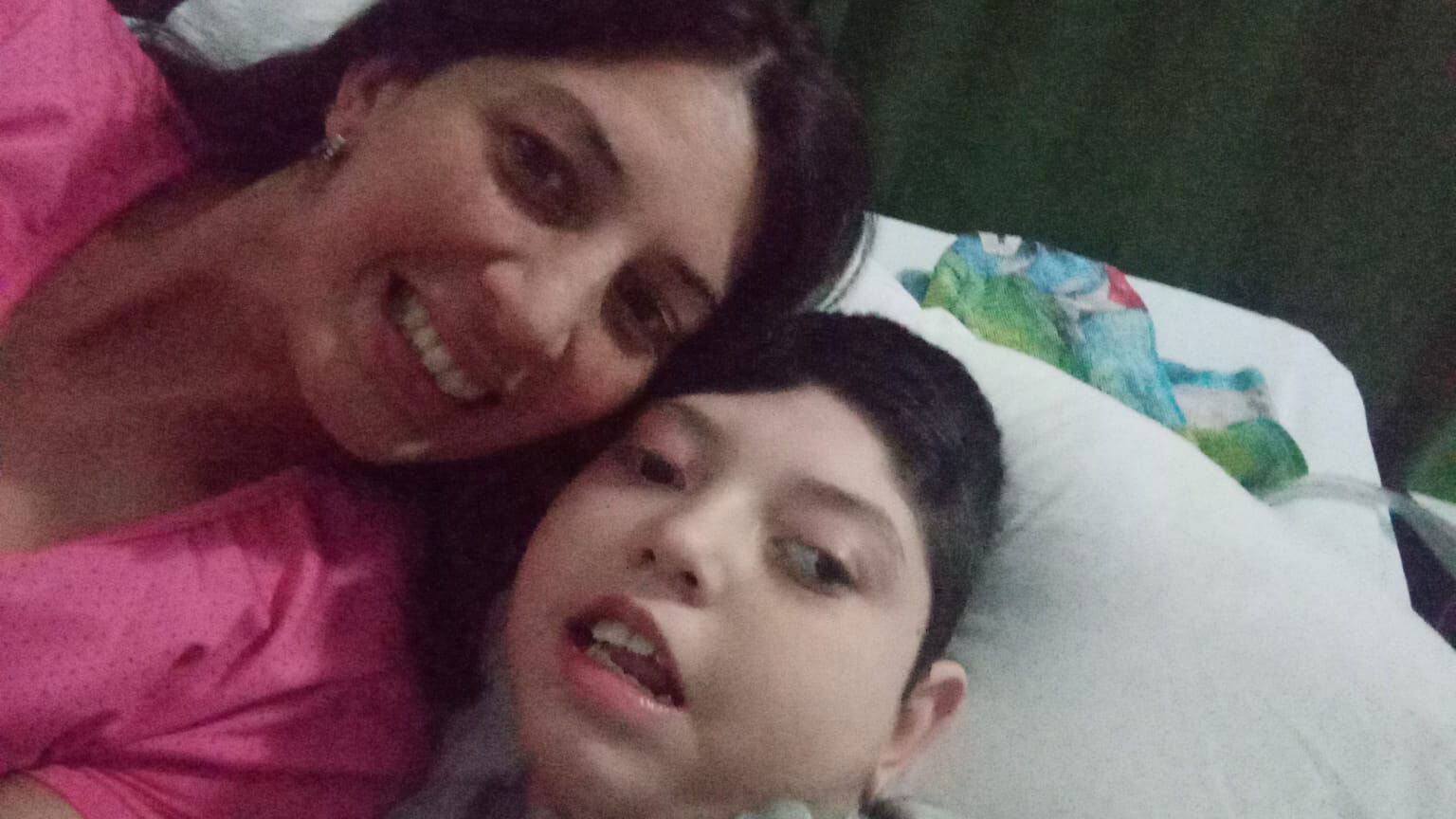 Yanina junto a su amado Noah