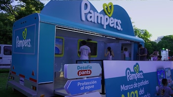 La caravana de Pampers ofreció
