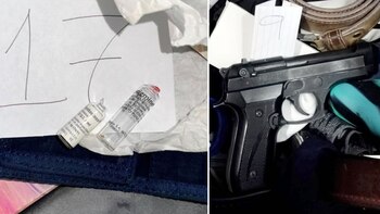 Elementos incautados medicamentos para forzar