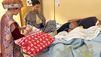 Un niño ingresado en el