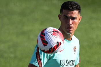 El jugador Cristiano Ronaldo, en una imagen de archivo. EFE/EPA/TIAGO PETINGA
