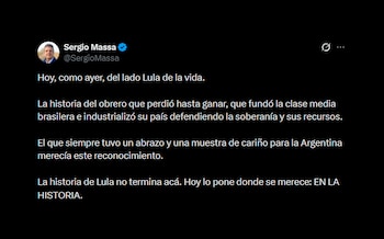 Reaccion de los politicos de argentina ante el triunfo de lula da silva