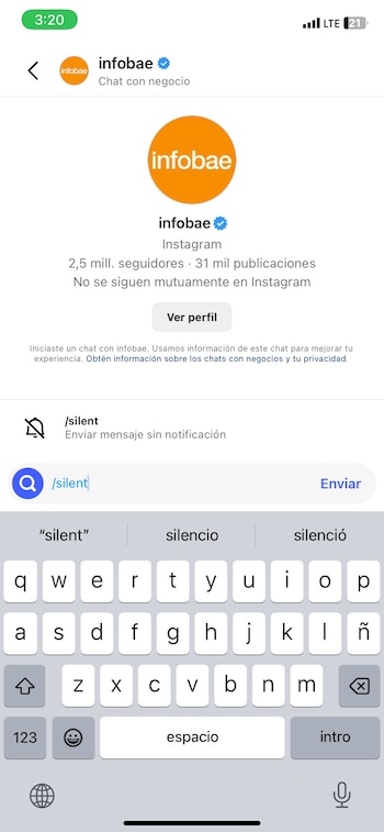 Cuando el usuario desee enviar